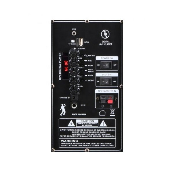 LT-1517BT Siyah Usb + FM Destekli Bluetooth Kablosuz Mikrofonlu Toplantı Anfisi - 6