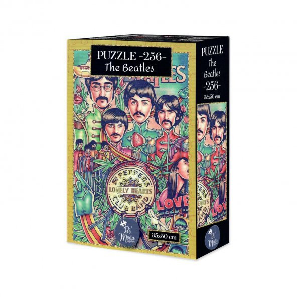 256 Parça Puzzle Seti Eğitici Puzzle Seti The Beatles