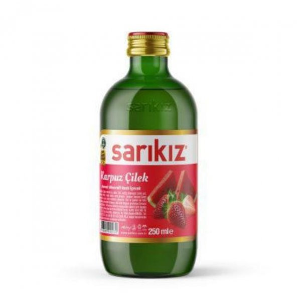 SARIKIZ KARPUZ-ÇİLEK AROMALI MADEN SUYU 0.250ML 6 LI - 3