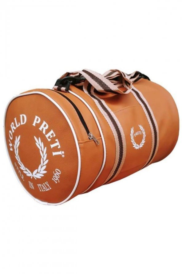 Unisex Omuz Askılı Spor, Fitness ve Silindir Seyahat Çantası - 5