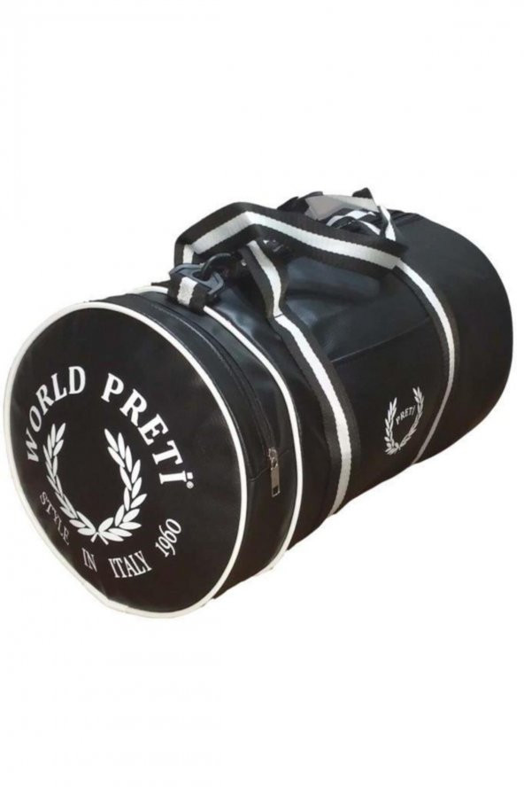 Unisex Omuz Askılı Spor, Fitness ve Silindir Seyahat Çantası - 7