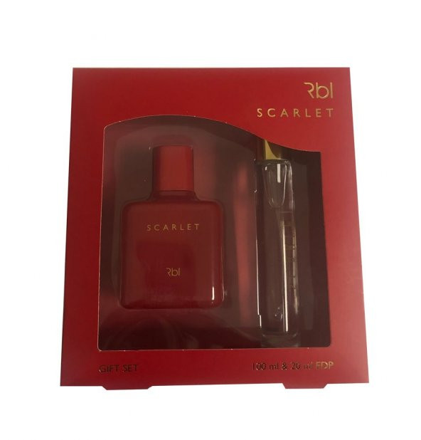 Rebul Scarlet Eau De Parfum Set For Women 100 ml & 20 ml