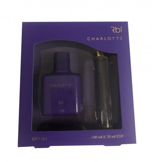 Rebul Charlotte Eau De Parfum Set For Women 100 ml & 20 ml