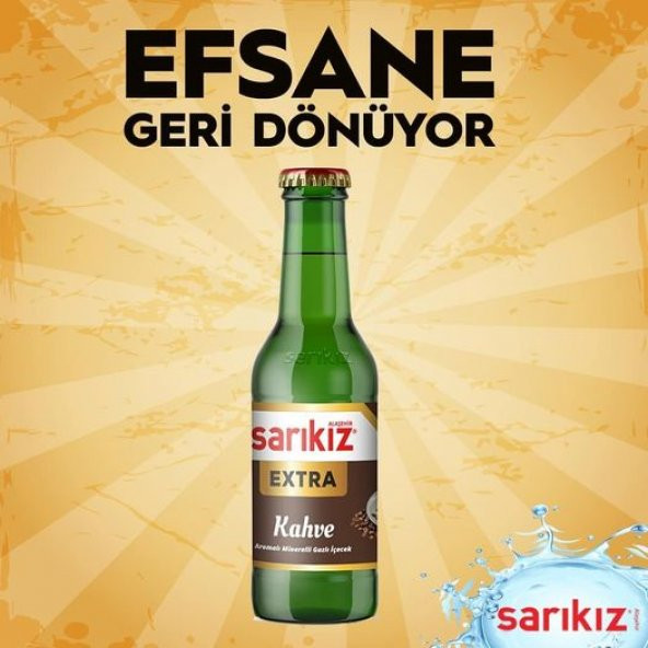 SARIKIZ EXTRA KAHVE AROMALI MADEN SUYU 6 LI - 2