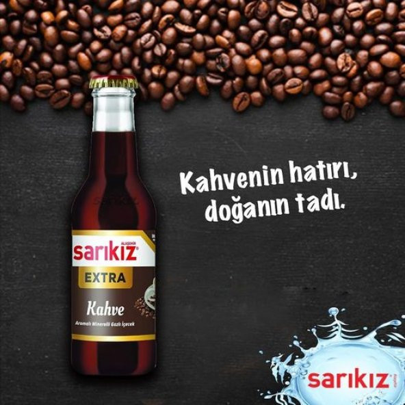 SARIKIZ EXTRA KAHVE AROMALI MADEN SUYU 24 LÜ