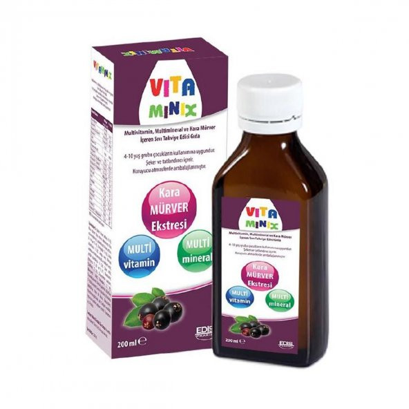 Vitaminix Kara Mürver Ekstresi 150 ml