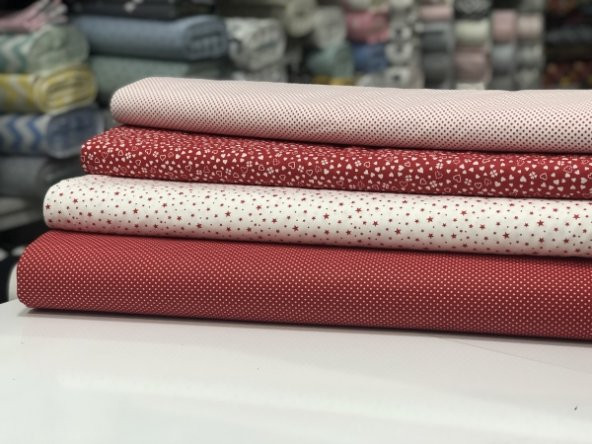 Çıtır Desenli Poplin Kumaş - 3