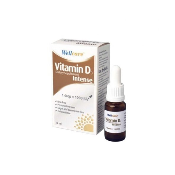 Wellcare Vitamin D3 Intense 1000 Iu 12 Ml Damla