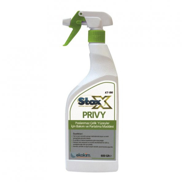 STOX PRIVY KT-190 PASLANMAZ CELIK PARLATICI 600 GR KROM PARLATICI