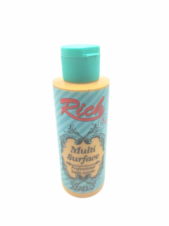 Rich Multi Surface Akrilik Boya Turunç 120Cc 120-2134 (1 Adet)