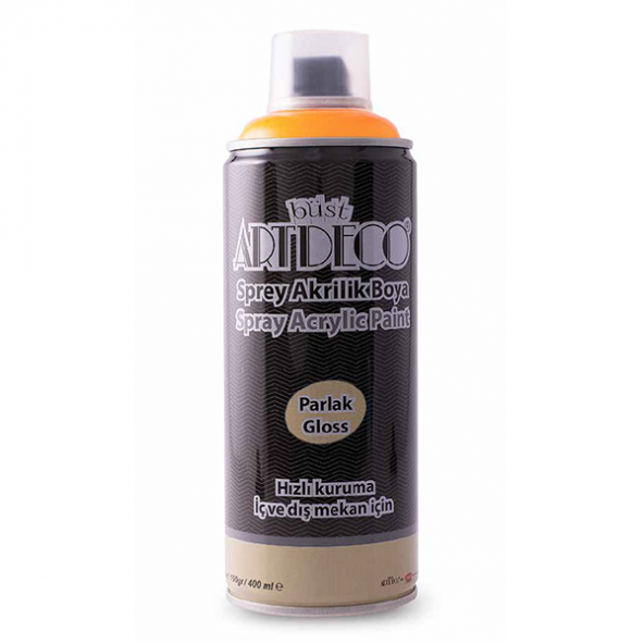 Artdeco Akrilik Sprey Boya 400 ML Neon Turuncu Y-400-920 - 1