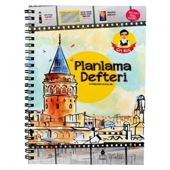 Tonguç Yayınları Gri Koç Planlama Defteri - 1