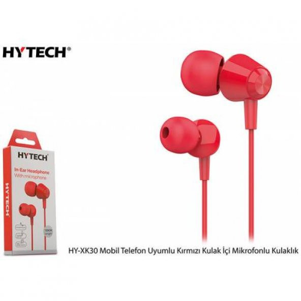 HYTECH HY-XK30 KIRMIZI MİKROFONLU KULAKLIK