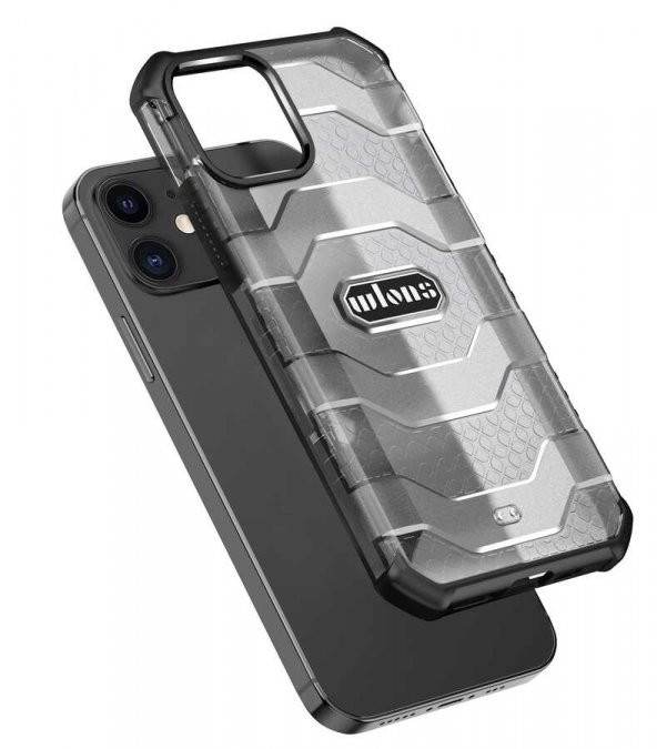 Teleplus iPhone 12 Mini Kılıf Wlons Mit Shockproof Tank Kapak - 6