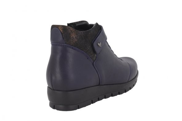 İloz Lacivert Deri Günlük Kadın Bot 106643 - 6