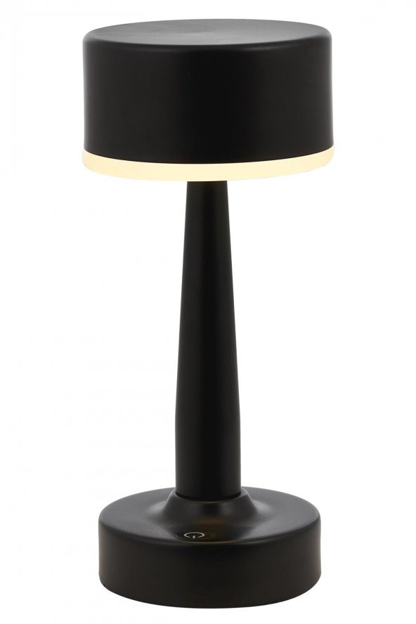 AVONNI ML-64005-BSY Siyah Boyalı Masa Lambası, LED, Metal, 15cm