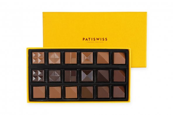 Patiswiss Pralin Dolgulu Çikolata 18 (190 G.)