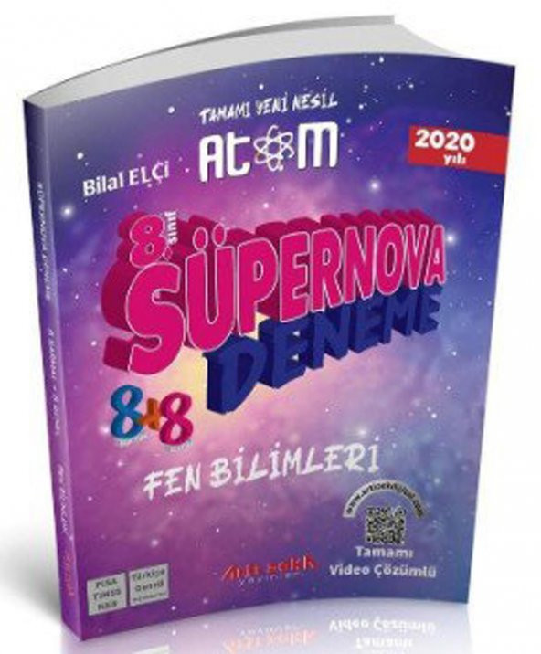 Artı Zeka Yayınları 8. Sınıf Lgs Fen Bilimleri Atom Süpernova Deneme