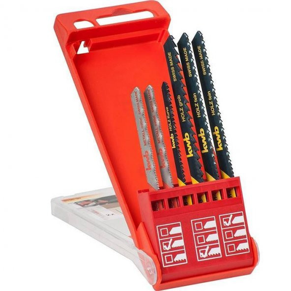 Kwb 49615630 Dekupaj Testere Bıçak Set 6 Parça