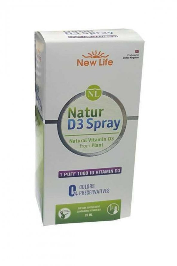 New Life Natur D3 Spray 20 Ml 1000IU