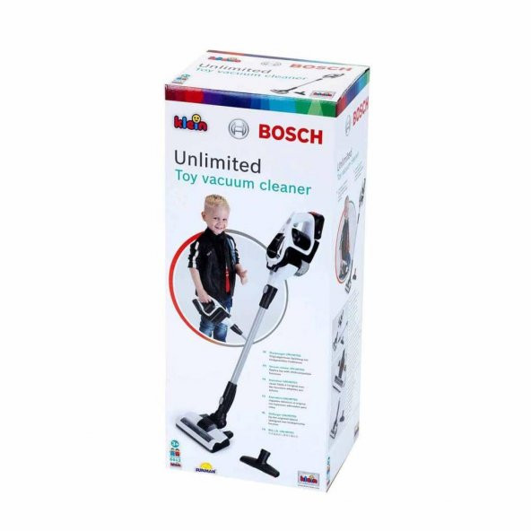 Bosch Unlimited Kablosuz Sesli Işıklı Oyuncak Dikey Süpürge  6812 - 10