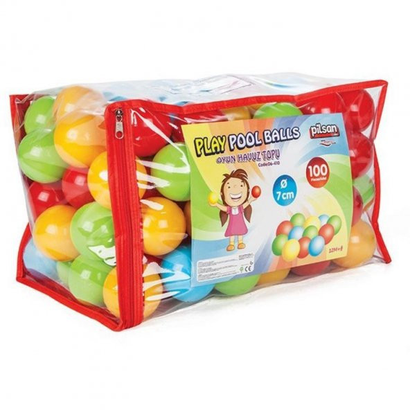 Pilsan 7cm 100`lü Torbada Oyun Havuzu Topları - 1