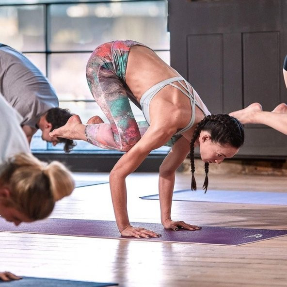 Reebok 4mm Geometrik Yoga Matı RAYG-11030PL - 9