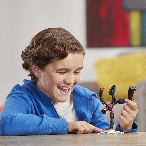 Spiderman Bend Flex Miles Morales Figür - 2