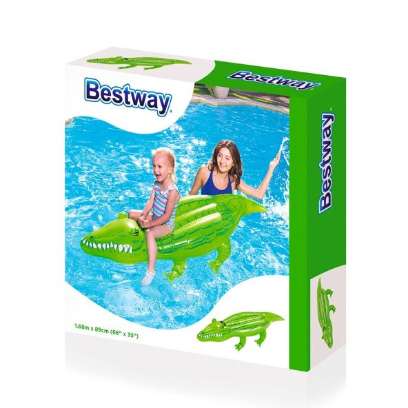 Bestway Tutmalı Timsah Binici 168 x 89 cm - 2