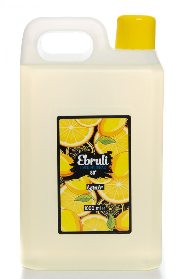 Ebruli Limon Kolonyası 2 Adet 1000 ML 80 Derece - 4