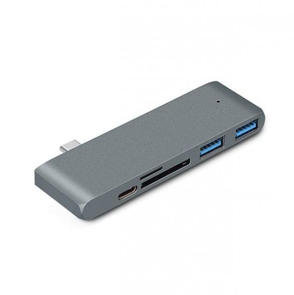 Yukka Gri MacBook USB Arttırıcı Port