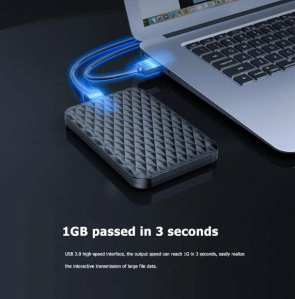 Yukka Siyah 6 TB HDD SSD Taşınabilir Disk - 2