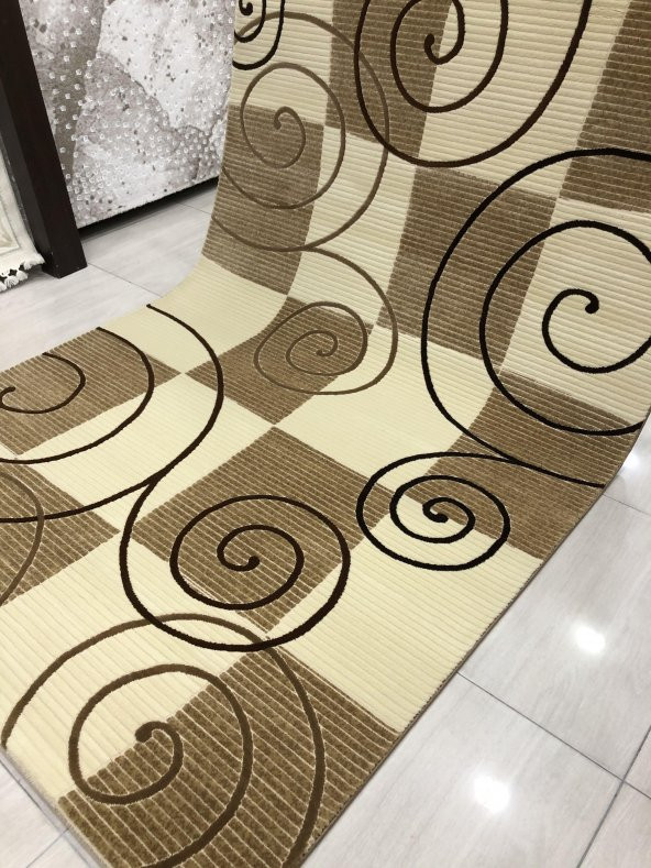 Saray Halı Vizyon 10325 A 150x230 Kahve Krem 4 M2 Halı ! - 7