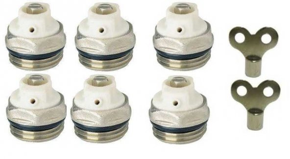 Panel Radyatör ve havlupan Hava Alma Purjör 6 ad+2 anahtar