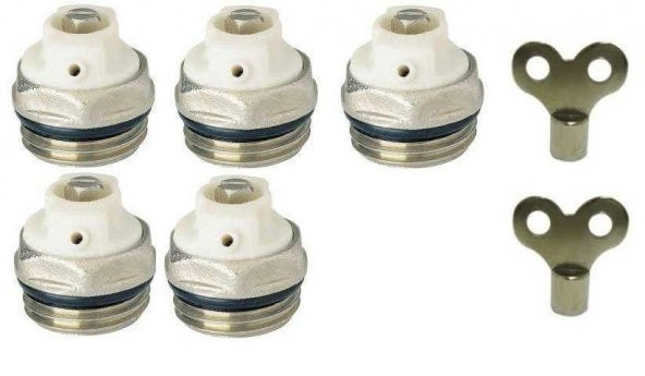 Panel Radyatör ve havlupan Hava Alma Purjör 5 ad+2 anahtar