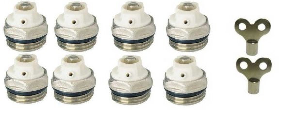 Panel Radyatör ve havlupan Hava Alma Purjör 8 ad+2 anahtar