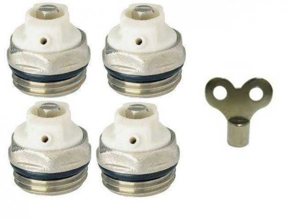 Panel Radyatör ve havlupan Hava Alma Purjör 4 ad+1 anahtar