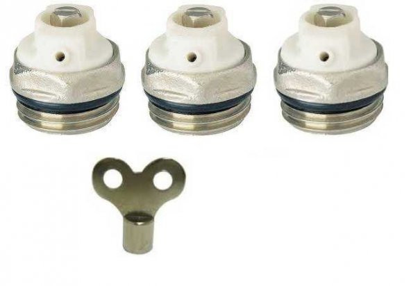 Panel Radyatör ve havlupan Hava Alma Purjör 3 ad+1 anahtar