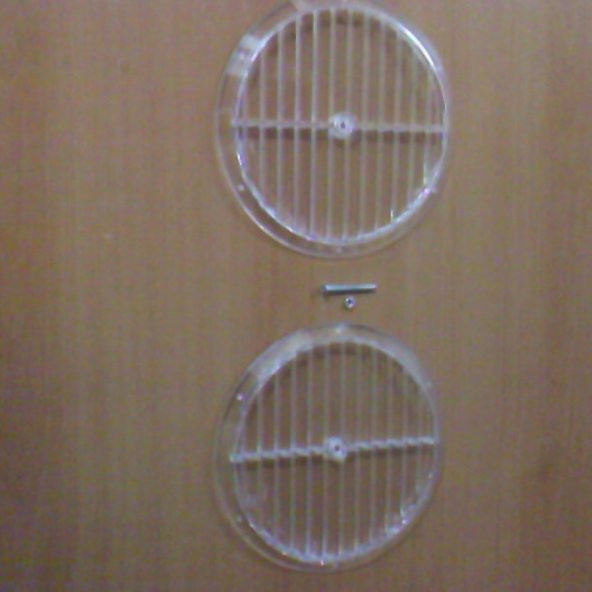 Doğalgaz Havalandırma Cam Menfezi Şeffaf Çap 18 Cm - 4