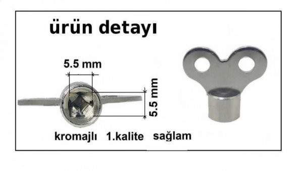 Radyatör Petek Havlupan Hava alma purjör anahtarı - 3