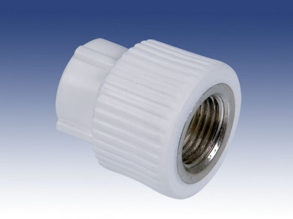 1/2x20mm İç Dişli Nipel Yuvarlak Pprc tesisat Rakor Adaptör - 2