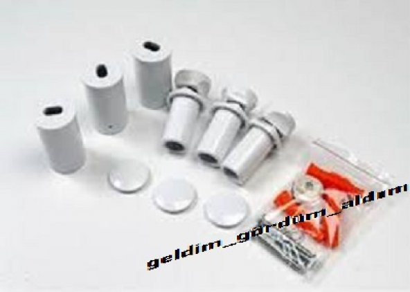 Havlupan Banyopan Radyatör BEYAZ duvara montaj seti ayağı - 2