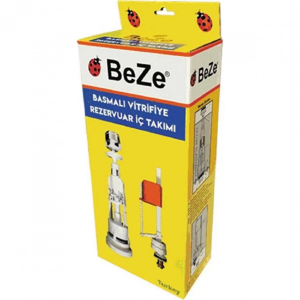 Beze Basmalı Vitrifiye Rezervuar İç Takımı Bütün seramik rezervuarlara uygundur