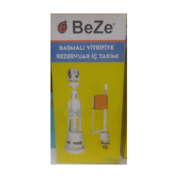 Beze Basmalı Vitrifiye Rezervuar İç Takımı Bütün seramik rezervuarlara uygundur - 2