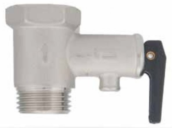 Elektrikli Termosifon Emniyet Ventili Pakkens 1/2 inç mandallı