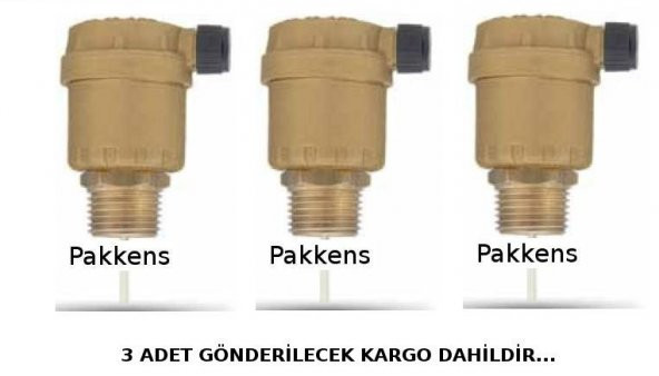 Pakkens Otomatik purjör Hava Atma Alma Tahliye 3 ad fiyatı - 2