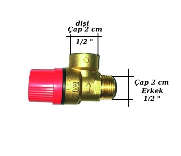 Pakkens Kombi Emniyet Ventili 3 bar - 2