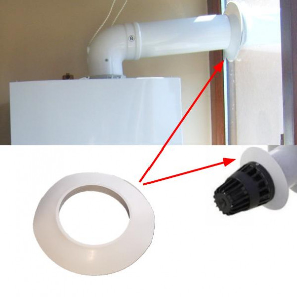 Kombi Baca Toz Lastik Cam Balkon Baca Borusu Hava Sızdırmaz - 2