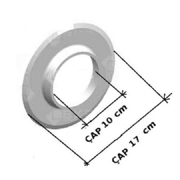 Kombi Baca Toz Lastik Cam Balkon Baca Borusu Hava Sızdırmaz - 3