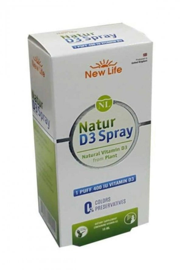 NEWLİFE Natur D3 Spray 400 IU 10 ML